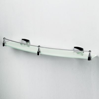 Полка стеклянная Wasser Kraft Wern К-2544 (К-2524) с бортиком