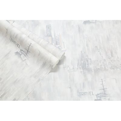 Обои Home Color Haven НС71846-14 виниловые на флизелине 1,06х10,05м, серый