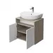 Тумба Kerama Marazzi Pro/Про PRO.60.2\WHT, белая глянцевая, подвесная 2 дверцы 60