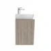 Тумба Kerama Marazzi Pro/Про PRO.60.2\WHT, белая глянцевая, подвесная 2 дверцы 60