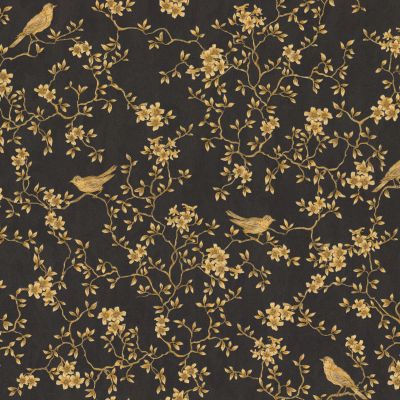 Обои Euro Decor 7165-22 виниловые на флизелине 1,06x10,05м, чёрный