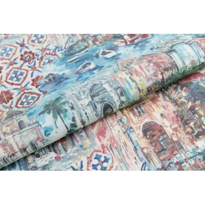 Обои KERAMA MARAZZI Впечатление КМ6604 виниловые на флизелине 1,06х10,05м, мотив, цветной