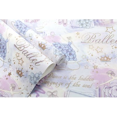 Обои Home Color Ballet HC71905-65 виниловые на флизелине 1,06x10,05м, розовый