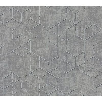 Обои WallDecor Гранж 35043-44 (6) виниловые на флизелине 1,06х10,05м, серый