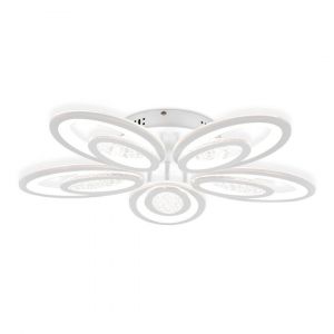 Светильник светодиодный управляемый AMBRELLA LIGHT ORIGINAL FA423 WH 160W D470x630 3K-4K-6K 12000lm пульт ДУ