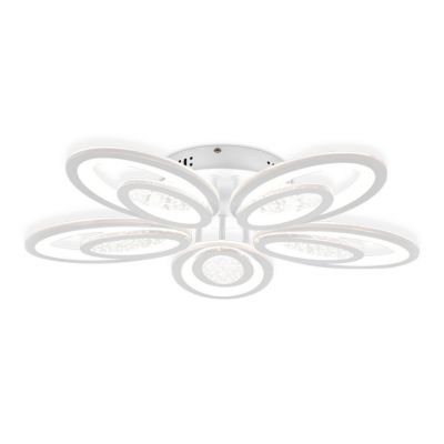 Светильник светодиодный управляемый AMBRELLA LIGHT ORIGINAL FA423 WH 160W D470x630 3K-4K-6K 12000lm пульт ДУ