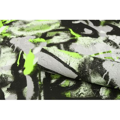 Обои Эрисманн Neon 60404-02 виниловые на флизелине 1,06x10,05м, зеленый