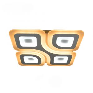 Светильник-люстра светодиодный управляемый ESTARES LITECO LC-QUARTO 60W(5500lm) 2К-4К-6К 650х650х50 пульт ДУ IP44