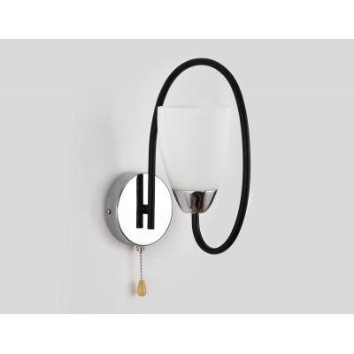Бра Ambrella TR3134 BK/CH черный/хром, с выключателем
