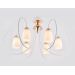 Люстра потолочная Ambrella TR3120/6 WH/GD белый/золото