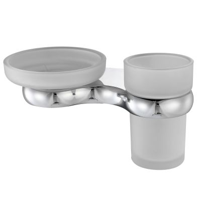 Держатель стакана и мыльницы Wasser Kraft Berkel К-6826 хром