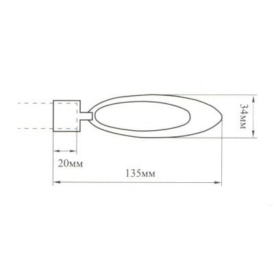 Наконечник DDA DIY16 Грация, Медь антик (2 шт.)