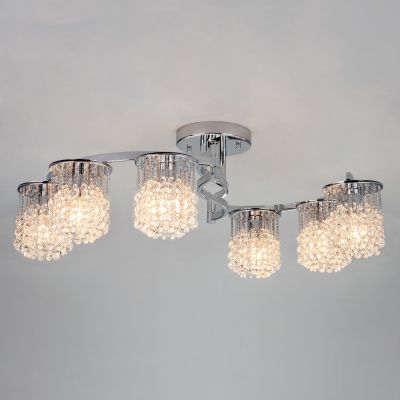 Люстра потолочная Eurosvet 3222/6 хром Strotskis