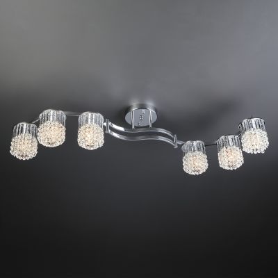 Люстра потолочная Eurosvet 3222/6 хром Strotskis