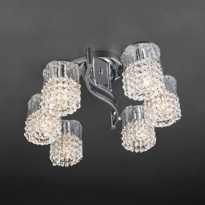 Люстра потолочная Eurosvet 3222/6 хром Strotskis