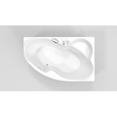 Акриловая ванна BellSan Индиго 1600х1005х715, левая, с экраном, без г/м
