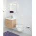 Унитаз подвесной Gustavsberg Hygienic Flush WWW 5G84HR01, безободковый, сид.микролифт