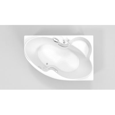 Акриловая ванна BellSan Индиго 1680х1100х715, левая, с экраном, без г/м, 2 ручки