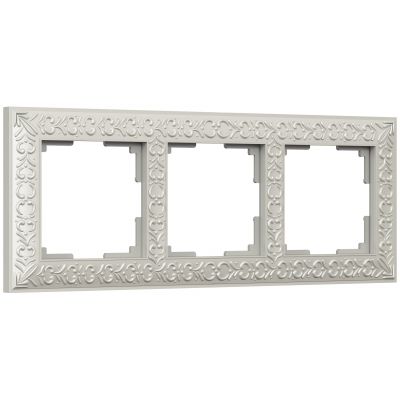 Рамка на 3 поста Werkel WL07-Frame-03 жемчужный W0031521