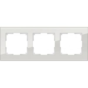 Рамка на 3 поста Werkel WL01-Frame-03 (W0031117) дымчатый/стекло