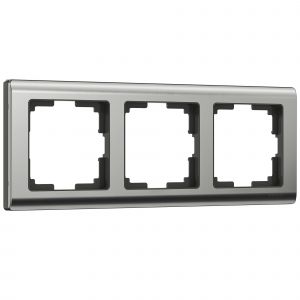 Рамка на 3 поста Werkel WL02-Frame-03 (W0031602) глянцевый никель