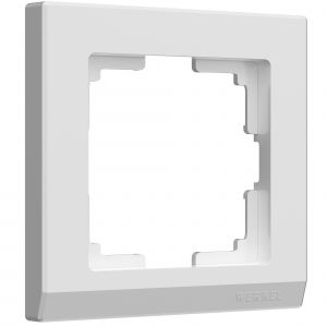 Рамка на 1 пост Werkel WL04-Frame-01 (W0011806) серебряный