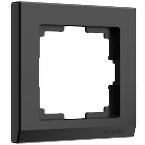 Рамка на 1 пост Werkel WL04-Frame-01-black (W0011808) черный