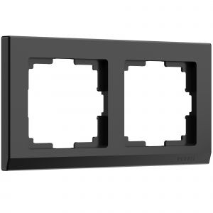 Рамка на 2 поста Werkel WL04-Frame-02-black (W0021808) черный