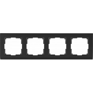 Рамка на 4 поста Werkel WL04-Frame-04-black (W0041808) черный