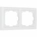 Рамка на 2 поста Werkel WL03-Frame-02-white (W0021901 ) белая