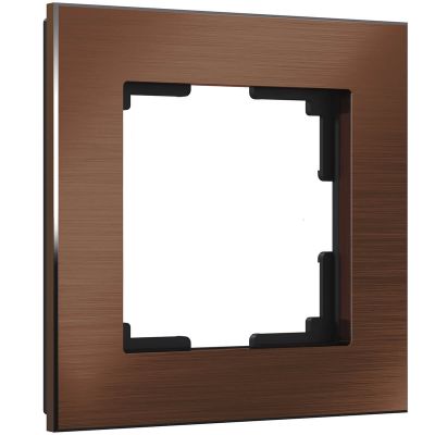 Рамка на 1 пост Werkel WL11-Frame-01 (W0011714) коричневый алюминий