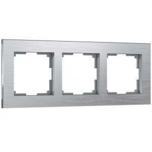 Рамка на 3 поста Werkel WL11-Frame-03 (W0031706) алюминий