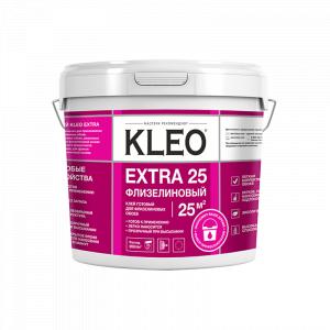 Клей КLЕО EXTRA 25 готовый для флизелиновых обоев 5 кг