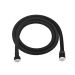 Шланг душевой Lemark LE8022S-Black двухзагибный 1,2м сталь черная TURN-FREE