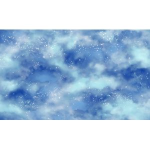 Обои WallSecret Basic Milky Way 8718-19 виниловые на флизелине 1,06х10,05м, синий