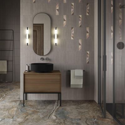 Зеркало Kerama Marazzi CONO CO.mi.P.42\BLK овальное черное матовое