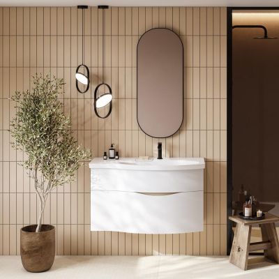 Зеркало Kerama Marazzi CONO CO.mi.P.42\BLK овальное черное матовое