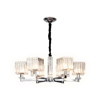 Люстра подвесная AMBRELLA LIGHT TRADITION TR4522/6 CH/CL хром