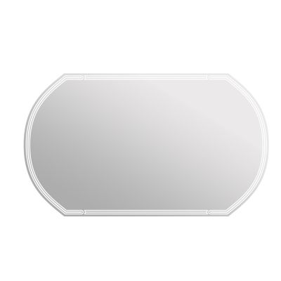 Зеркало Cersanit LED 090 Desing 120х70 мм овал,с подсветкой, антизапотевание