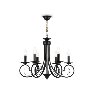 Люстра подвесная AMBRELLA LIGHT TRADITIONAL TR9612/6 BK