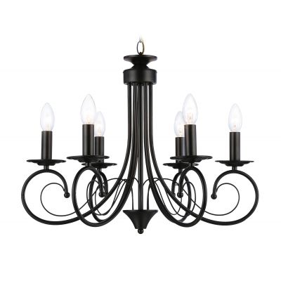 Люстра подвесная AMBRELLA LIGHT TRADITIONAL TR9612/6 BK