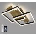Светильник светодиодный управляемый ESTARES WOODY LOFT 85W 2S-APP-500x430x135-BLACK/W00D-220-IP20