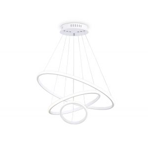 Светильник подвесной светодиодный Ambrella FL40818/3 WH 4200К 56W 4200lm D200/4000/600x1300 белый, без ПДУ