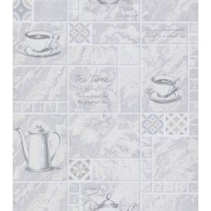 Обои Home Color Tea Time НC11060-46 виниловые на бумаге 0,53х10,05м, серый