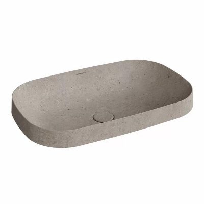 Раковина встраиваемая Kerama Marazzi Magica/Маджика MA.wbi.65\STG  с донным клапаном, серый камень