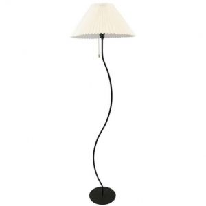 Торшер Arte Lamp Agatha A5069PN-1BK 1xE27 max15W IP20 1650xd500 черный/белый
