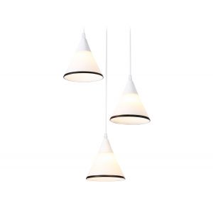 Светильник подвесной Ambrella Traditional TR3167/5 WH/BK белый/черный