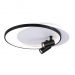 Светильник настенно-потолочный светодиодный AMBRELLA LIGHT FL51392/1+2 WH/BK белый/черный 3000K-6400K 65W 560*480*120 пультДУ