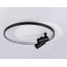 Светильник настенно-потолочный светодиодный AMBRELLA LIGHT FL51392/1+2 WH/BK белый/черный 3000K-6400K 65W 560*480*120 пультДУ