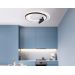 Светильник настенно-потолочный светодиодный AMBRELLA LIGHT FL51392/1+2 WH/BK белый/черный 3000K-6400K 65W 560*480*120 пультДУ